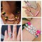 Making 1500 Pieces of 4x7mm Alphabet Beads for Bracelets Friendship Bracelet Letters for Crafts (1500 Colourful Letter White Bead) Acrylic Heart Beads for Jewellery Making